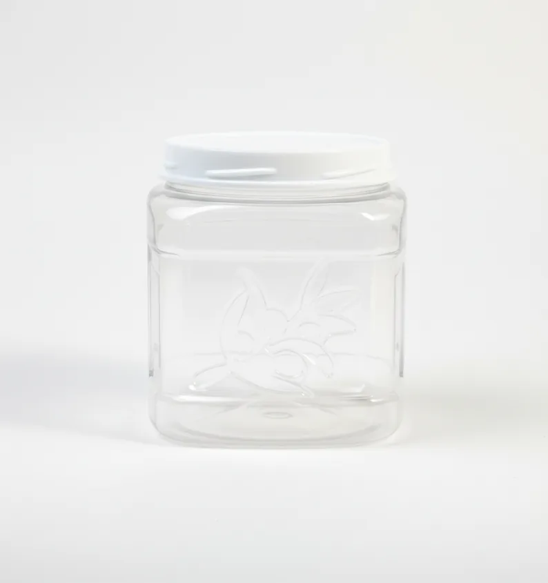 Square PET Jar 1100 cc